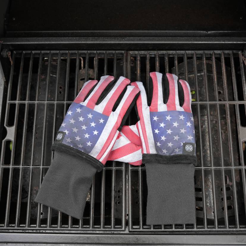 Rescue Grilling Gloves USA Edition The best grill brush